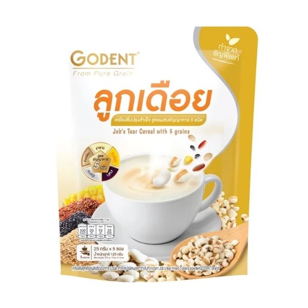 Instantly prepared job's tears drink with 5-grain blend 125g