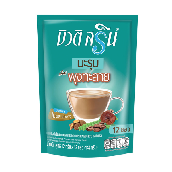 กาแฟปรุงสำเร็จชนิดผง ผสมมะรุม 144g ( 12g x 12 ซอง )