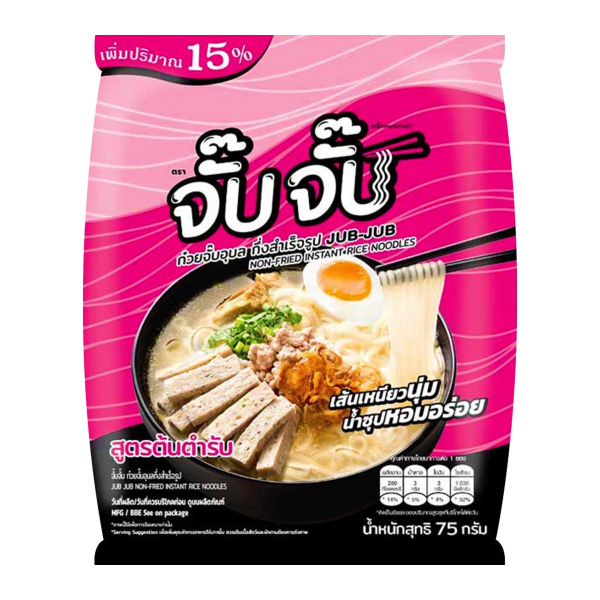 ก๋วยจั๊บอุบลกึ่งสำเร็จรูป สูตรต้นตำรับ 75g