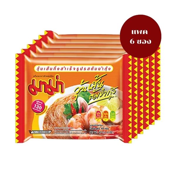 Miến ăn liền vị tom yum tôm ( 40g x gói 6 túi )