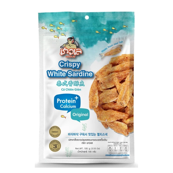 ปลาเกล็ดขาวปรุงรสอบกรอบ รสดั้งเดิม 100g