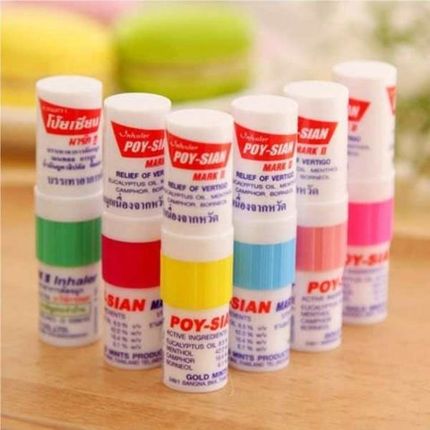 Inhalierstift, Größe 1.7cc, verschiedene Farben (6er-Pack)