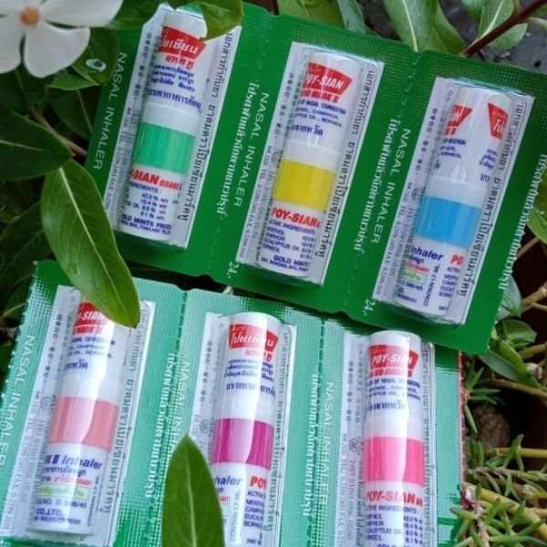 Inhaler 1.7cc assorted colors (pack of 6 tubes)