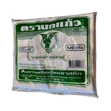 ถุงหิ้วแบบหนา 12*26 นิ้ว 500g