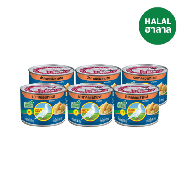 Eingelegter Senfkohl nach drei Geschmacksrichtungen, Fad-Dueng 140g ( Packung 6 )