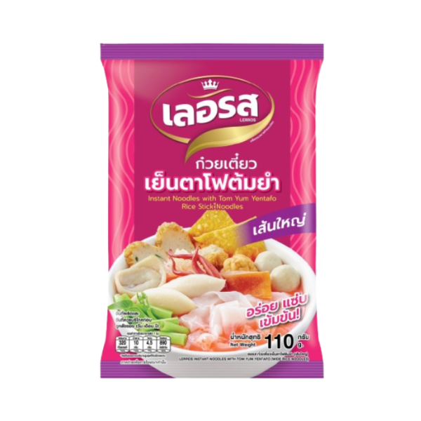 ก๋วยเตี๋ยวเย็นตาโฟต้มยำ เส้นเล็กอบแห้ง 140g