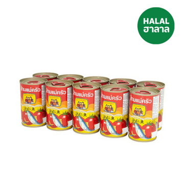 ซาร์ดีนซอสมะเขือเทศฝาดึง 155g ( แพ็ค 10 )