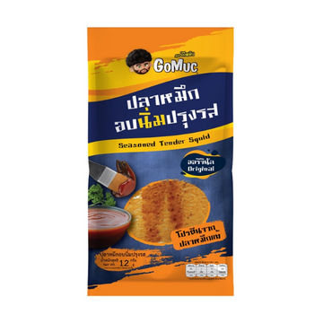 ปลาหมึกอบนิ่มปรุงรส 12g