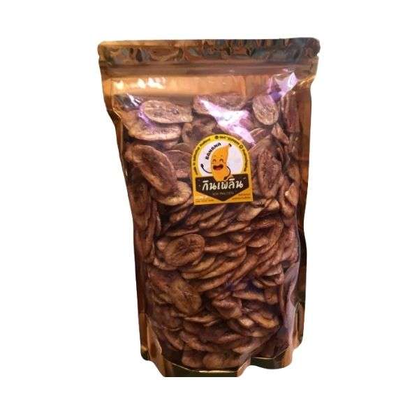 กล้วยแผ่นอบเนย 200g ในถุงซิป กลิ่นหอมเนยแท้ ขนมขบเคี้ยวกรุบกรอบจากกล้วยคุณภาพสูง