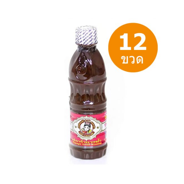Nước mắm cá lên men nấu chín đã nêm gia vị, công thức đậm đặc, nắp trắng 400ml (thùng 12 chai)