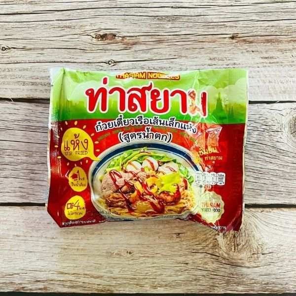 Trockene kleine Reisnudeln nach Boots-Nudel-Art, Rezept „Nam Tok“, 120g (5 Beutel)