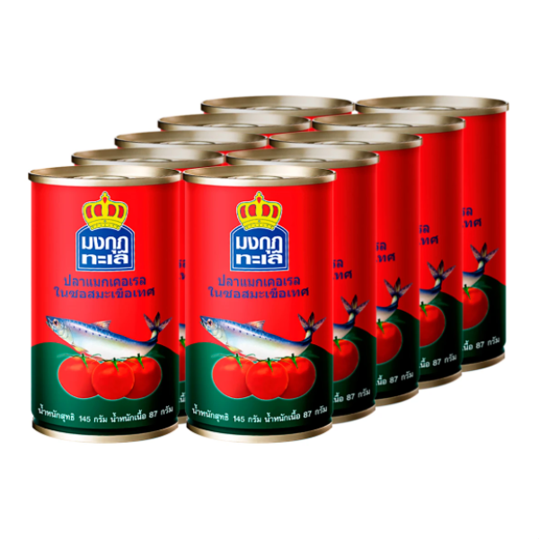 แมคเคอเรลในซอสมะเขือเทศ 145g ( แพ็ค 10 )