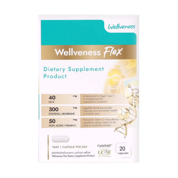 Wellwiness Flex Gold Dietary Supplement (20 Capsules) 10g