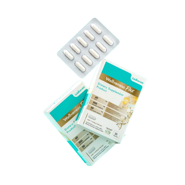 Nahrungsergänzungsmittel Wellness Flex Gold (20 Kapseln) 10g