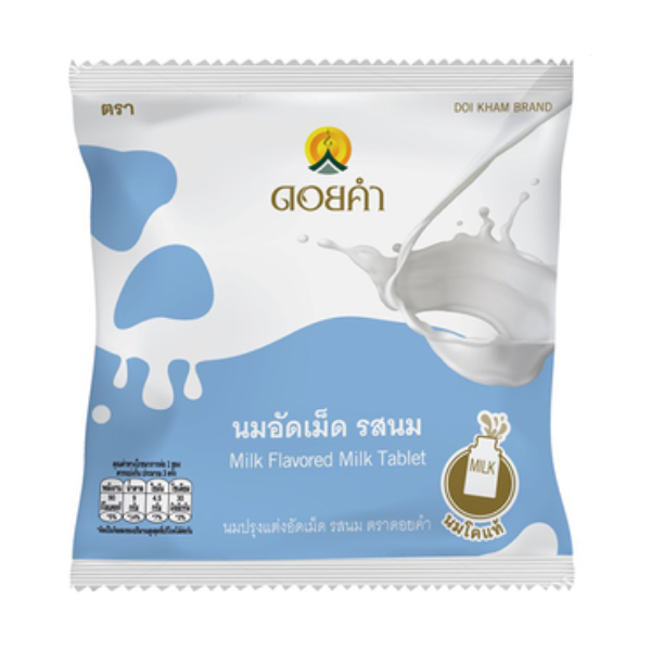 Compressed milk tablets, milk flavor 20g