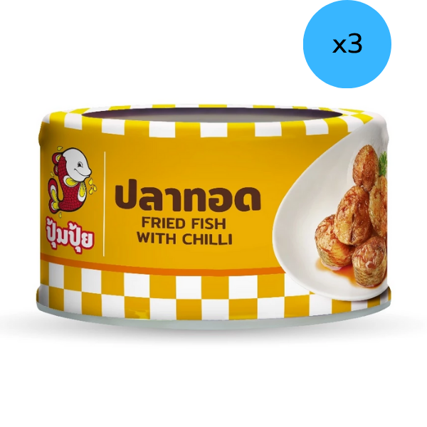 Spicy Fried Fish 90g (Pack of 3)