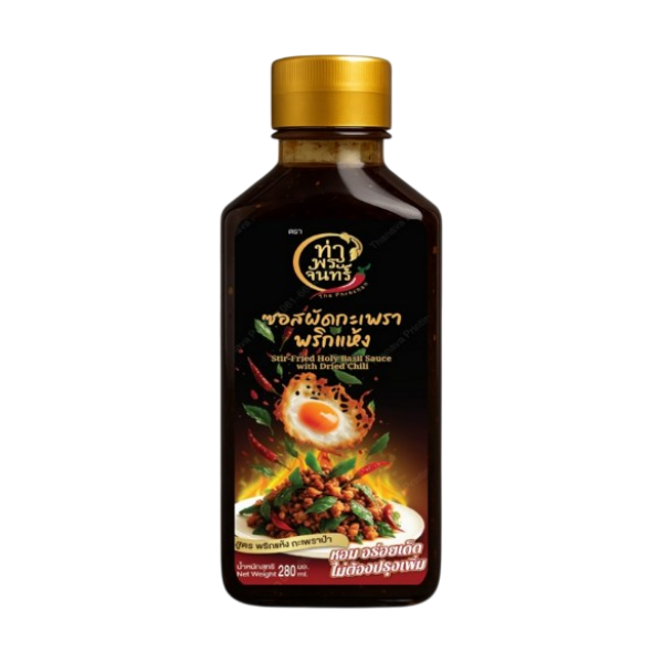 Kaprao-Sauce mit getrockneten Chilis 280 ml