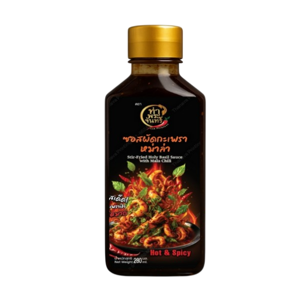 ขอสผัดกะเพราหม่าล่า 280ml