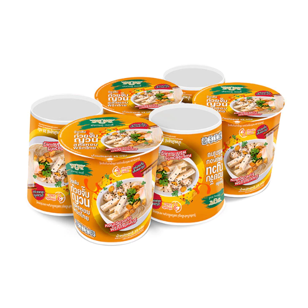 速食粉丝，越南风味米粉，胡椒香味配方 35g（6包装）