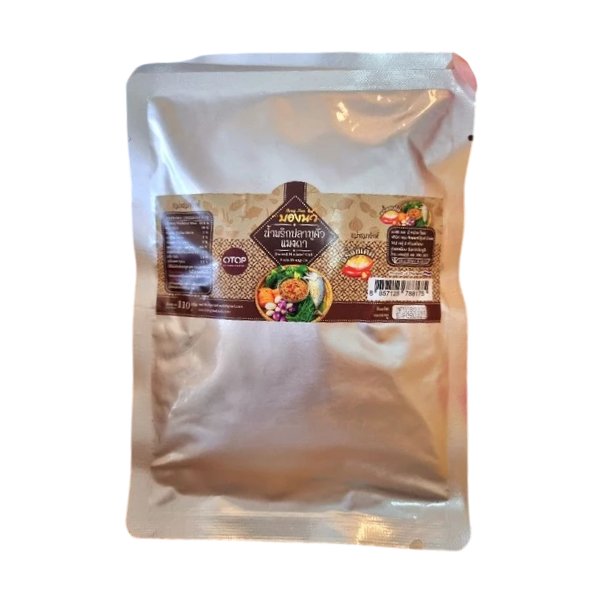 น้ำพริกปลาทูคั่ว (แมงดา) 110g