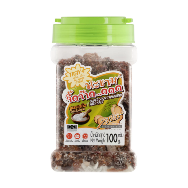Süß-saurer Tamarindensnack, Salzgeschmack 100g