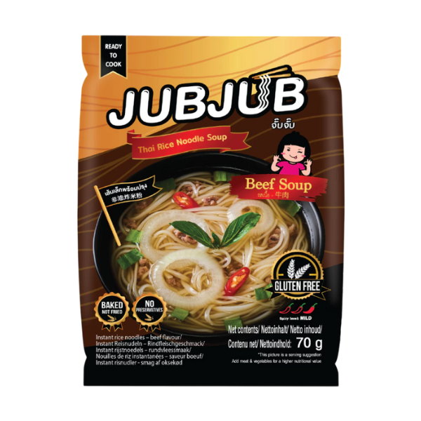 ซุปเนื้อ เส้นเล็ก 70g