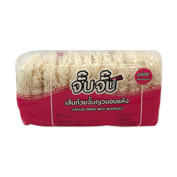 เส้นก๋วยจั๊บเส้นแห้งเปล่า 55g ( แพ็ค 12 ก้อน )