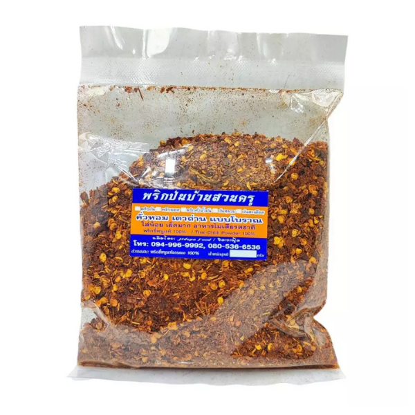 พริกป่น 100g พริกแห้งคั่วคุณภาพดี รสเผ็ดหอมเพิ่มมิติอาหารไทย