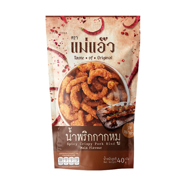 น้ำพริกกากหมู รสหม่าล่า 40g