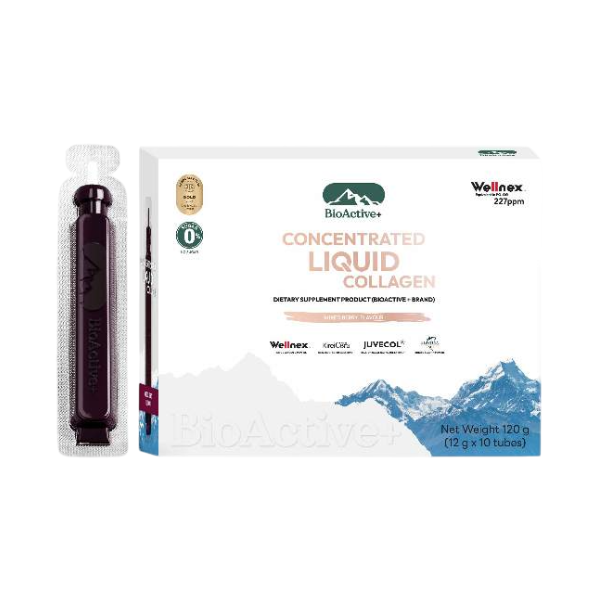 Concentrated Liquid Collagen, Geschmack: gemischte Beeren, 120g ( 1 Packung mit 10 Trinkröhrchen )