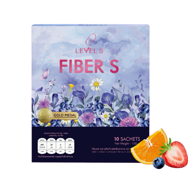 Fiber S, Nahrungsergänzungsmittel, 150g ( 1 Packung mit 10 Beuteln )