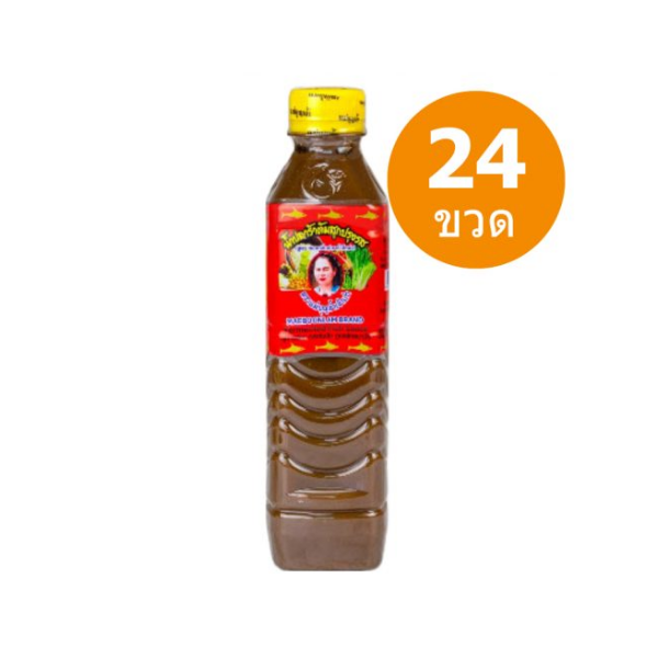 Nước mắm cá lên men nấu chín đã nêm gia vị, nắp vàng 400ml (thùng 24 chai)