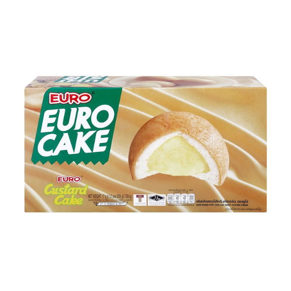 Custard Cream-Filled Puff Cake 204g ( 17g x 12 )