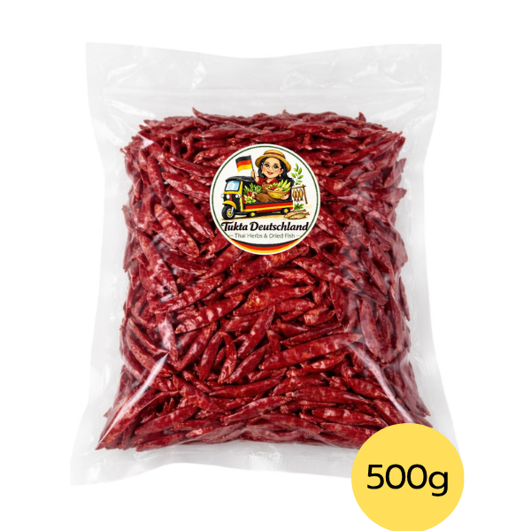 Dried Jinda Chili, Stems Removed 500g