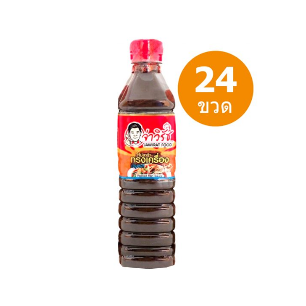 น้ำปลาร้าต้มสุกปรุงรส สูตรทรงเครื่อง ฝาแดง 400ml (ยกโหล24ขวด)