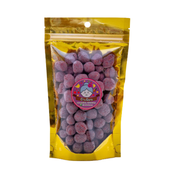 กระเจี๊ยบแก้ว 350g ขนมหวานจากกระเจี๊ยบสดในถุงสีทอง