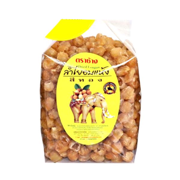 Getrocknete Longan, goldfarben (mittelgroße Früchte) 500g