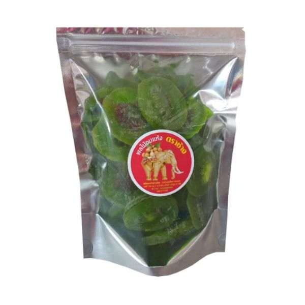 กีวีอบแห้งตราช้าง 200g บรรจุถุงใส ป้ายแดง