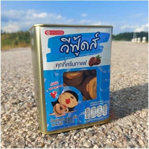 迷你咖啡奶油曲奇罐装面包 430g