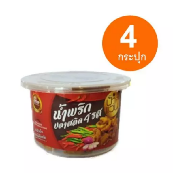 Four-Flavored Gourami Chili Paste 30g (4 jars)