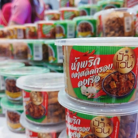 Crispy gourami chili paste with pork cracklings 30g ( 4 jars )