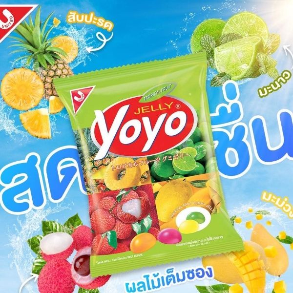 Tropical Fruit-Flavored Jelly 80g