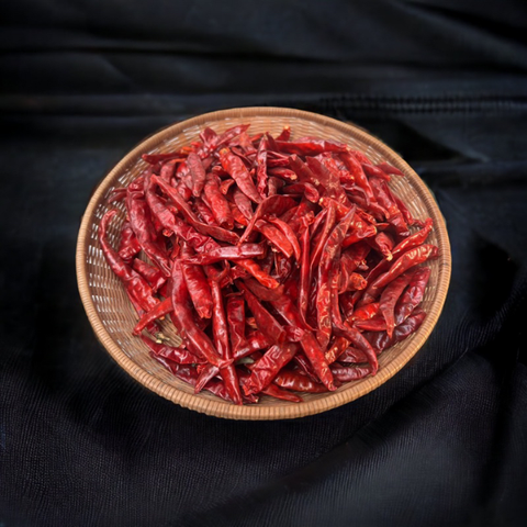 Getrocknete indische Chilischoten (entstielt) 250g