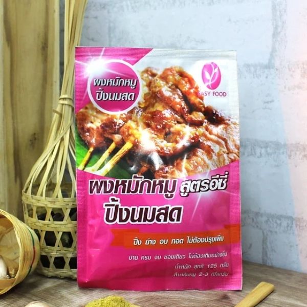 ผงหมักหมูปิ้งนมสด 125g