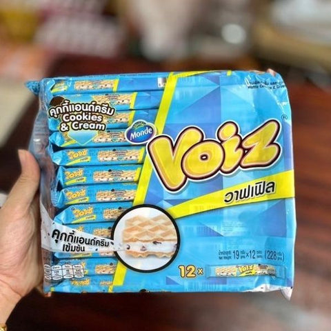 Bánh wafer giòn vị bánh quy và kem 19g ( gói 12 chiếc )