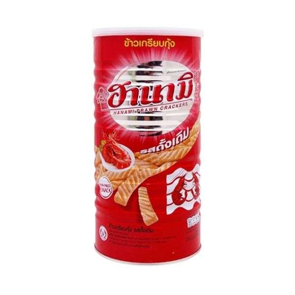 ข้าวเกรียบกุ้ง รสดั้งเดิม 110g กระป๋องกรอบหอมอร่อย