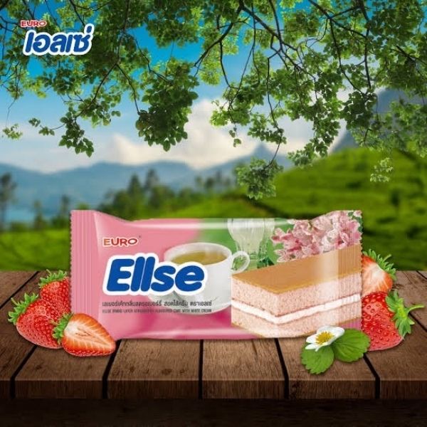 Layer Cake mit Erdbeergeschmack und Cremefüllung 15g ( 24 Beutel )
