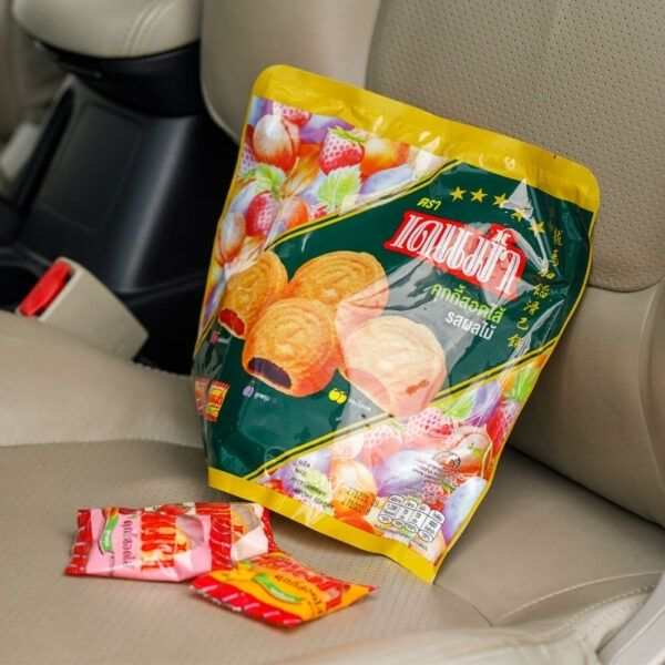 Gefüllte Kekse, gemischte Fruchtsorten, 200g