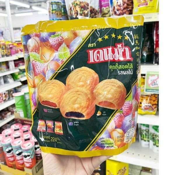 Gefüllte Kekse, gemischte Fruchtsorten, 200g