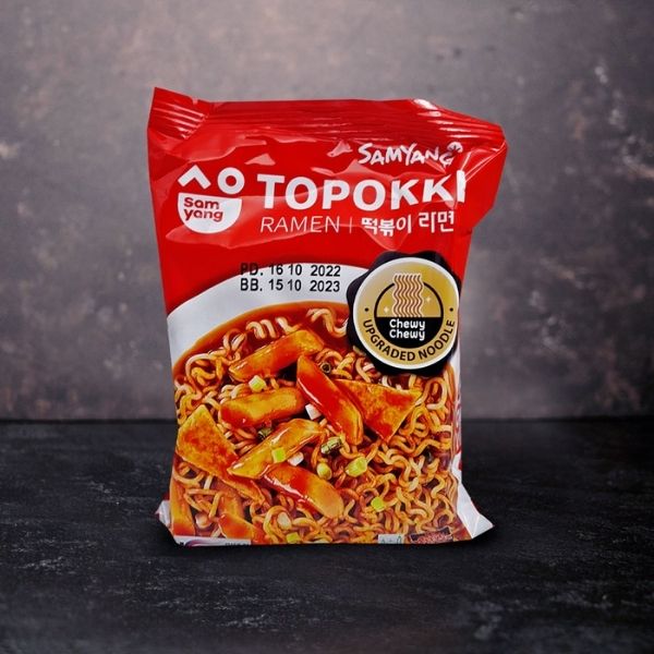 Mì ăn liền khô vị tteokbokki 80g ( 5 gói )